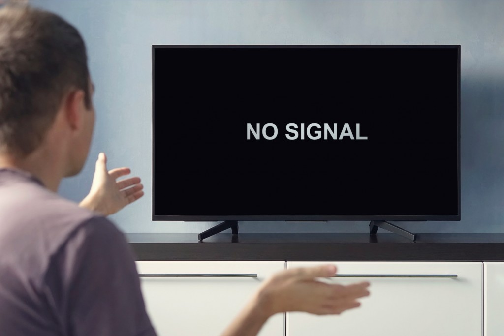 tv with no signal