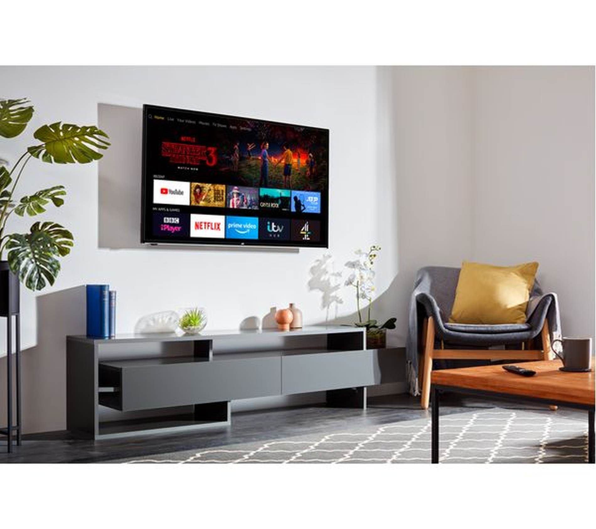 55" JVC LT-55CF890 4K Ultra HD HDR Smart LED Fire TV Edition
