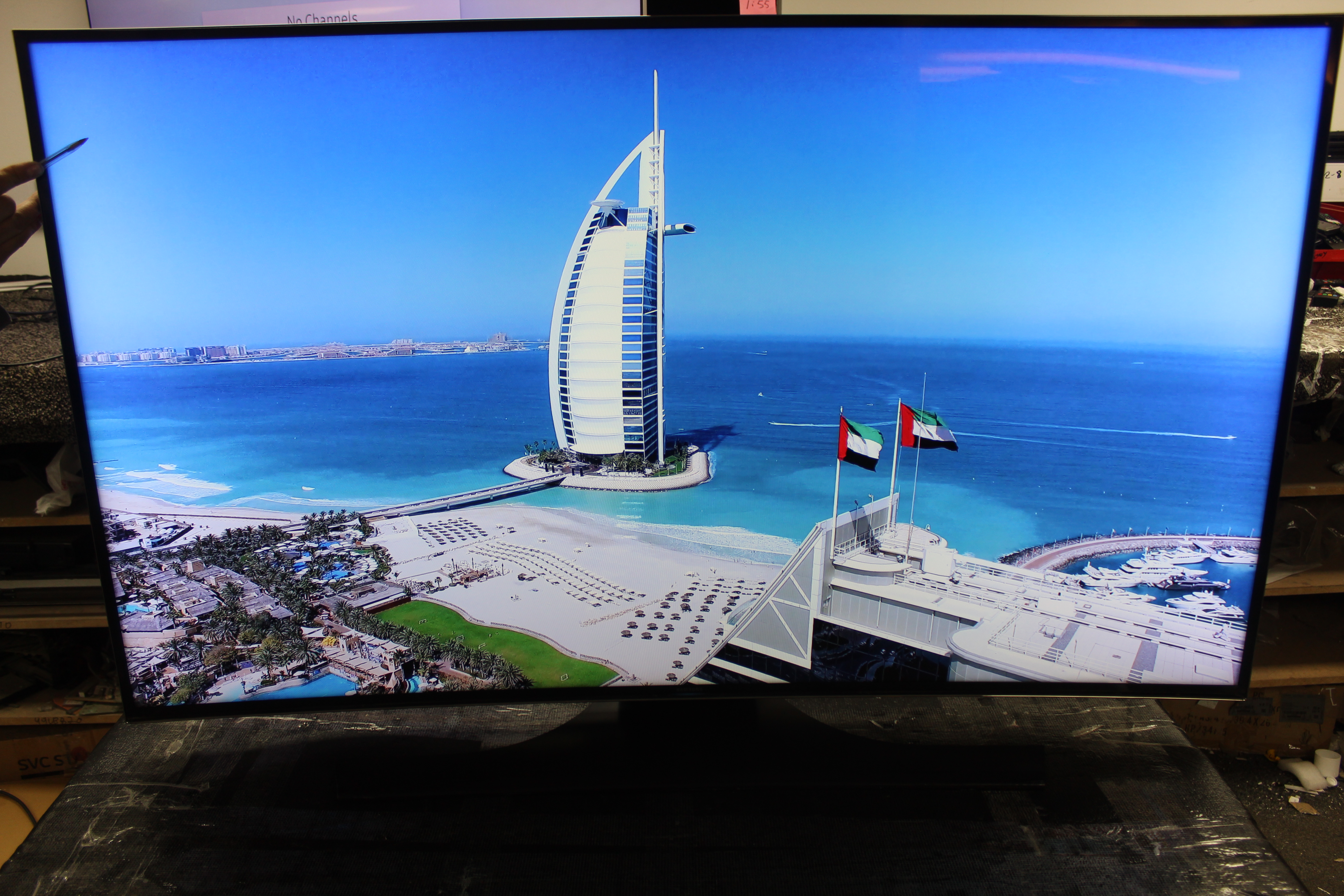 55 Samsung UE55HU8200 Curved 4k Ultra HD Freeview HD Freesat HD Smart 3D LED TV
