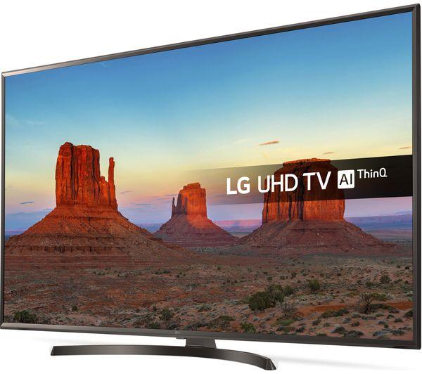 43" LG 43UK6470PLC 4K Ultra HD HDR Freeview Play Smart LED TV