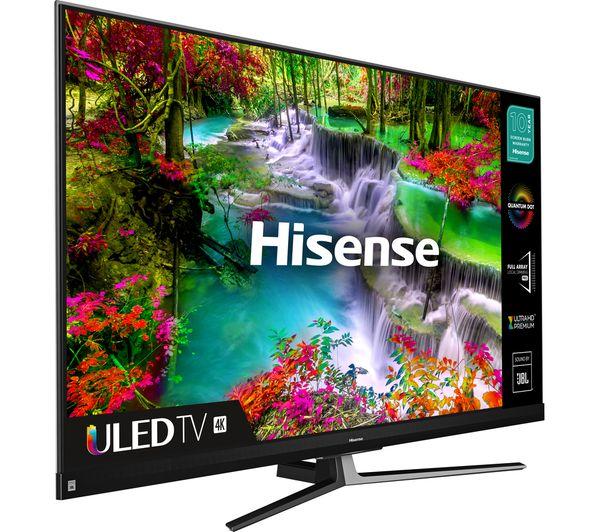 55" Hisense 55U8QFTUK Premium 4K HDR Smart QLED TV